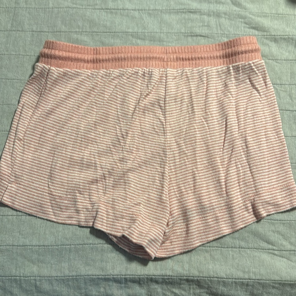 Stars Above Pink/White Pajama Shorts - Picture 3 of 3